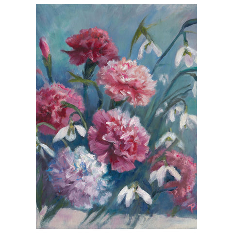 CARDS - January Birth Flowers