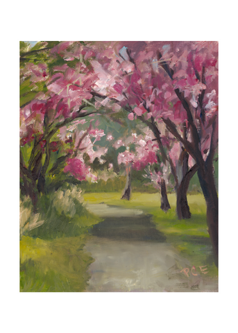 CARD - "Cherry Blossom Cathedral"