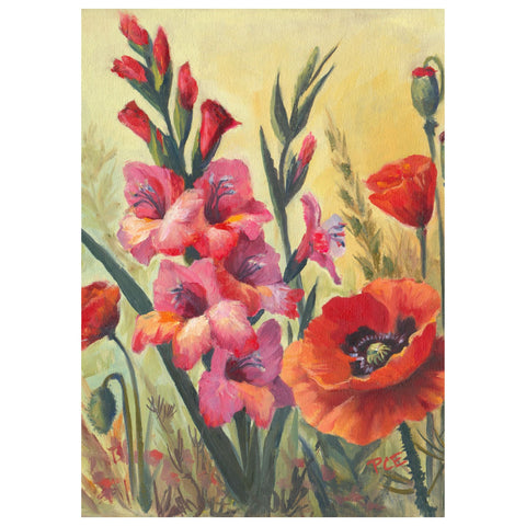 CARDS - August Birth Flowers