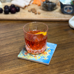 March Birth Month Flower Coaster Set (4) – Daffodil