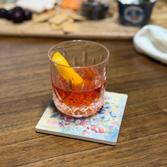 April Birth Month Flower Coaster Set (4) – Daisy & Sweet Pea