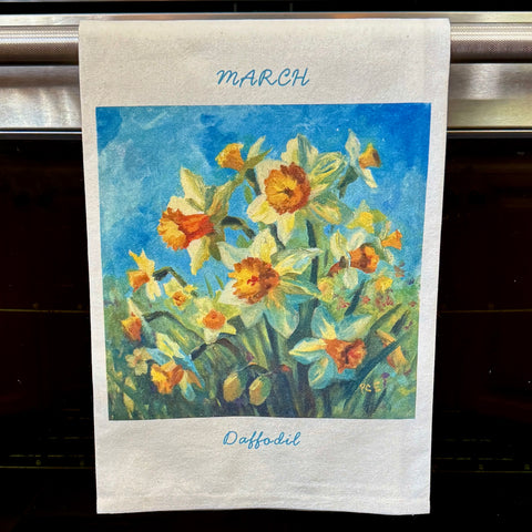 TOWEL - March Birth Flower