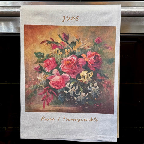 TOWEL - June Birth Flowers