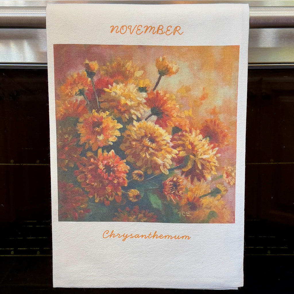 TOWEL - November Birth Flower