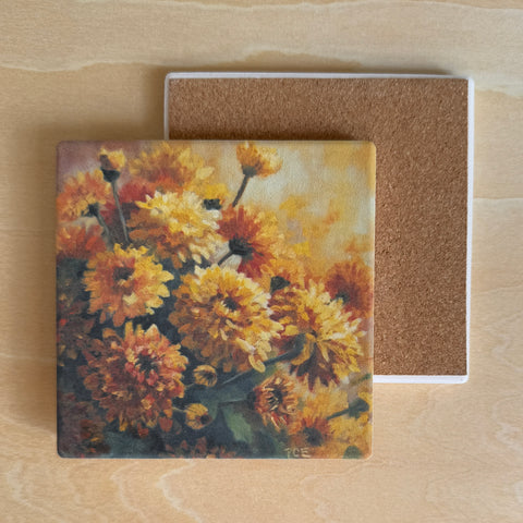 Single Coaster/BMF/November-Chrysanthemum