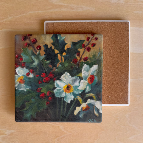 Single Coaster/BMF/December-Narcissus & Holly