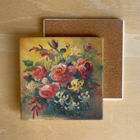Single Coaster/BMF/June - Rose & Honeysuckle