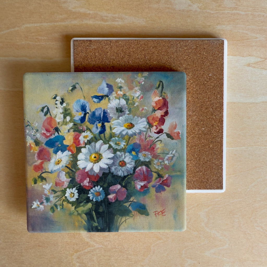 Single Coaster/BMF/April - Daisy & Sweet Pea