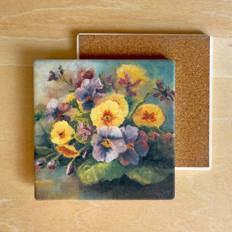 Single Coaster/BMF/February - Primrose & Violet