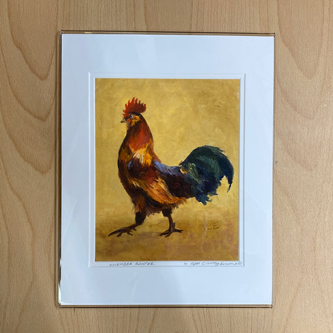 11x14 BMB Print - "November Rooster"©