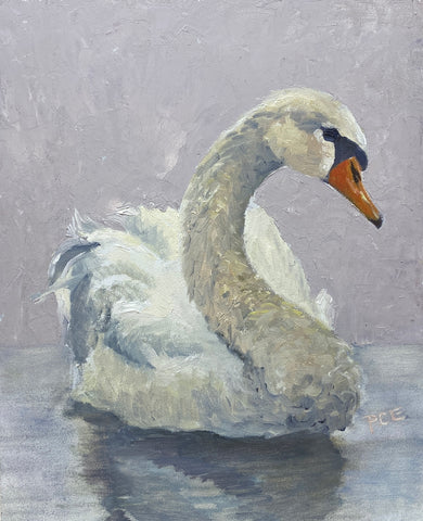 BMB NOTECARD - October Swan