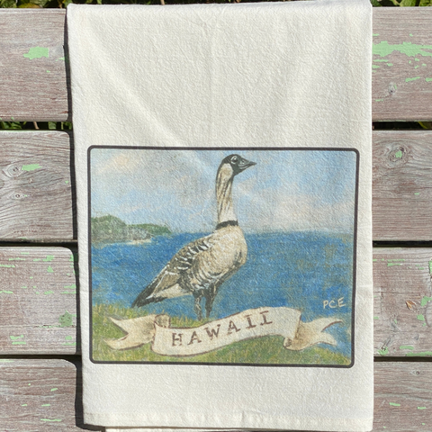 NEW State Bird Tea Towel - HI Nene Goose