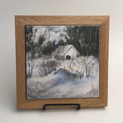 Trivet/NE "Little House in Winter"